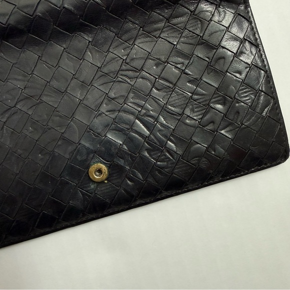 Bottega Veneta Intrecciato Botanical Embossed Leather Rare Continental Wallet - Picture 10 of 10